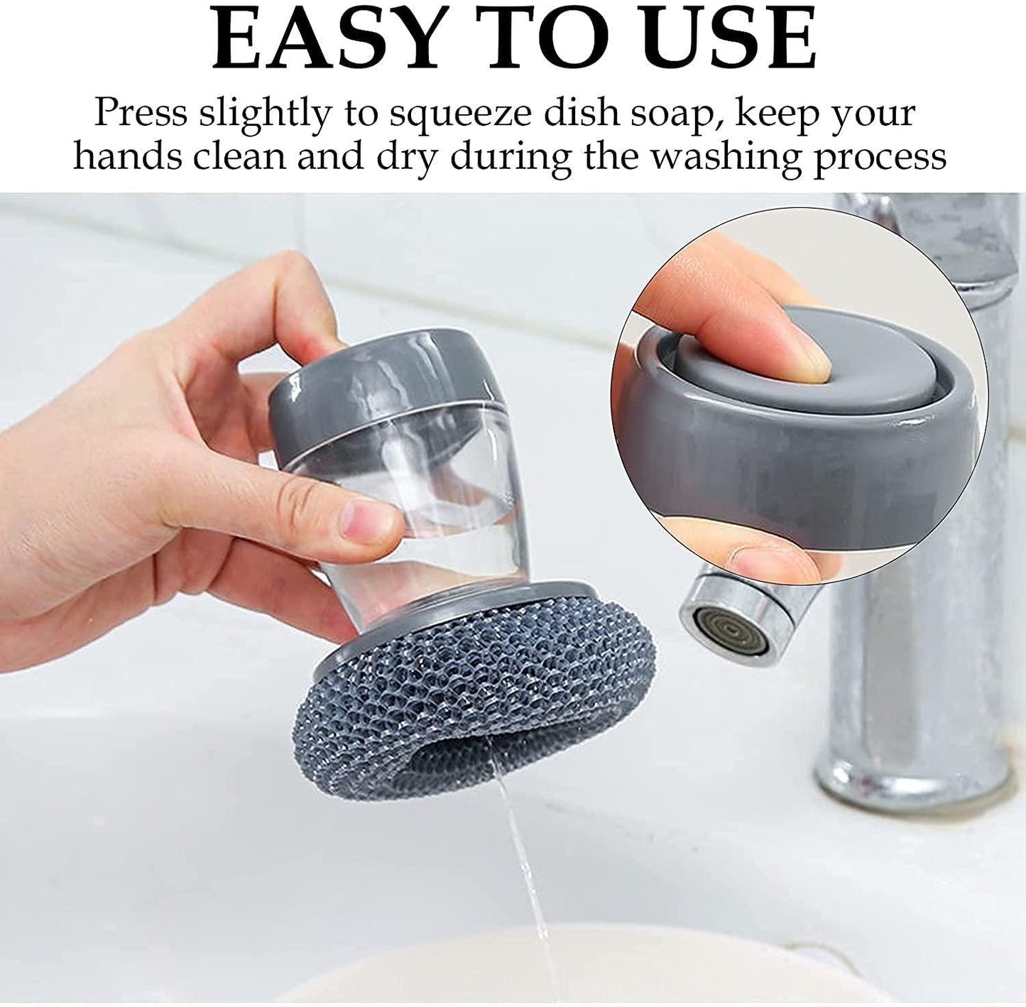 2 in 1 Liquid Soap Dispensing Cleaning Brush | 🔥BUY 1 GET 1 FREE🔥