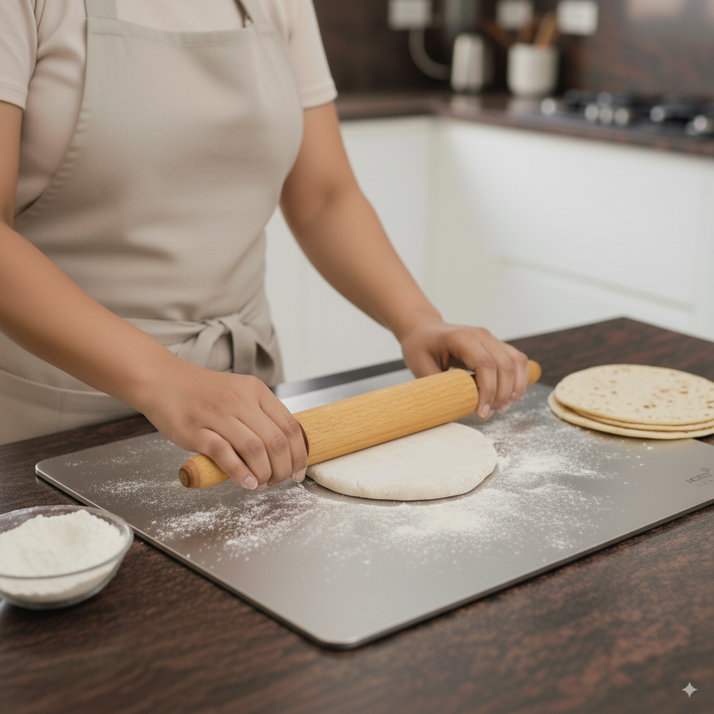 YatiShop™ Stainless Steel Chopping Board